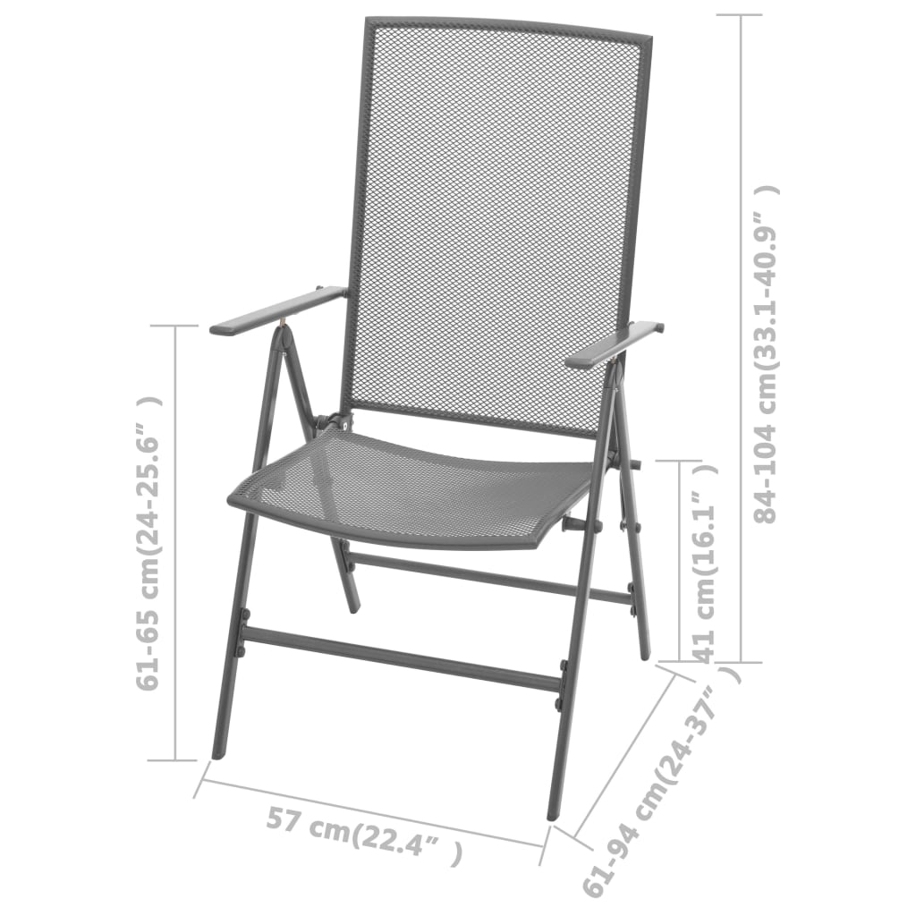 Tuinstoelen Stapelbaar St Staal 2