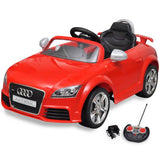 Kinderauto Elektrisch Met Afstandsbediening Audi Tt Rs Rood