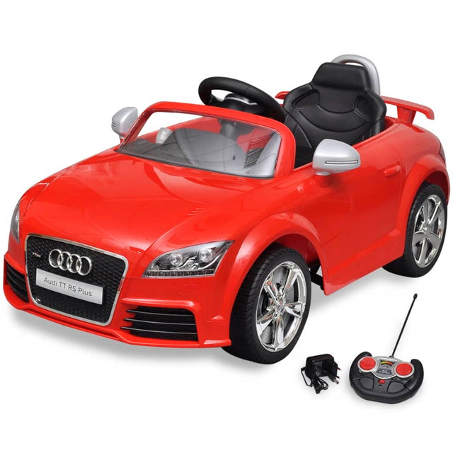 Kinderauto Elektrisch Met Afstandsbediening Audi Tt Rs Rood