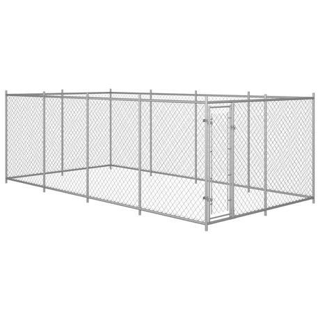 Hondenkennel Voor Buiten Met Dak 8X4X2,3 M