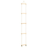 Touwladder 30X168 Cm Massief Hout En Pe