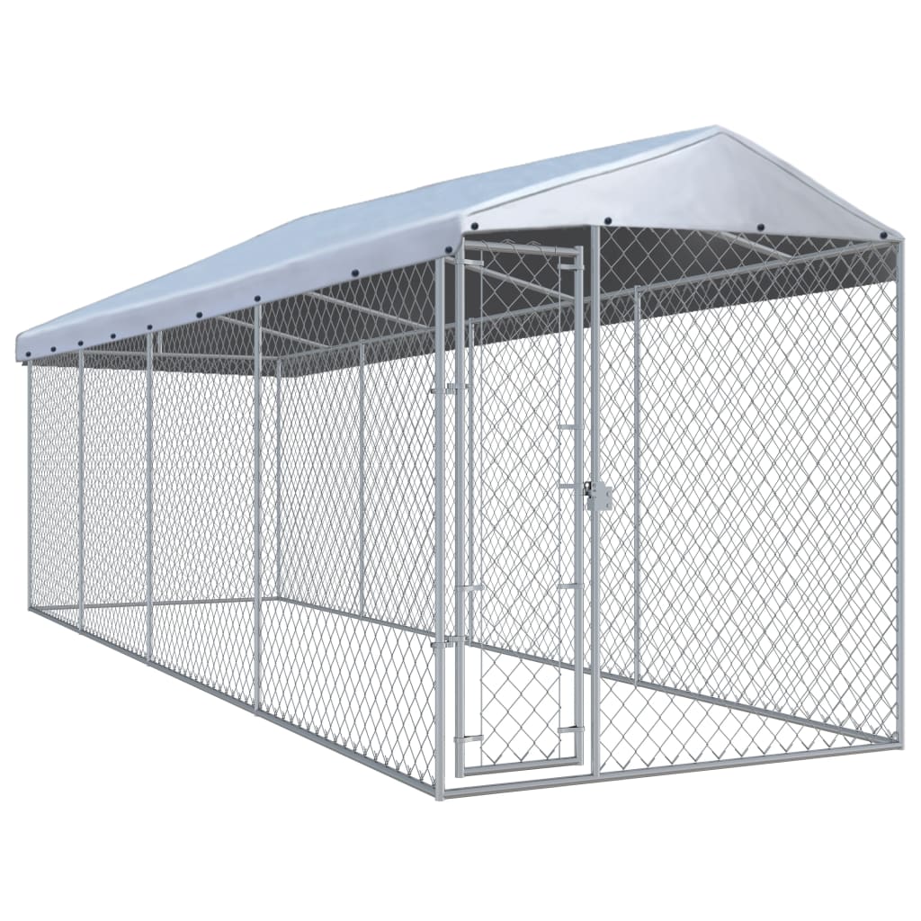 Hondenkennel Voor Buiten 382X192X185 Cm