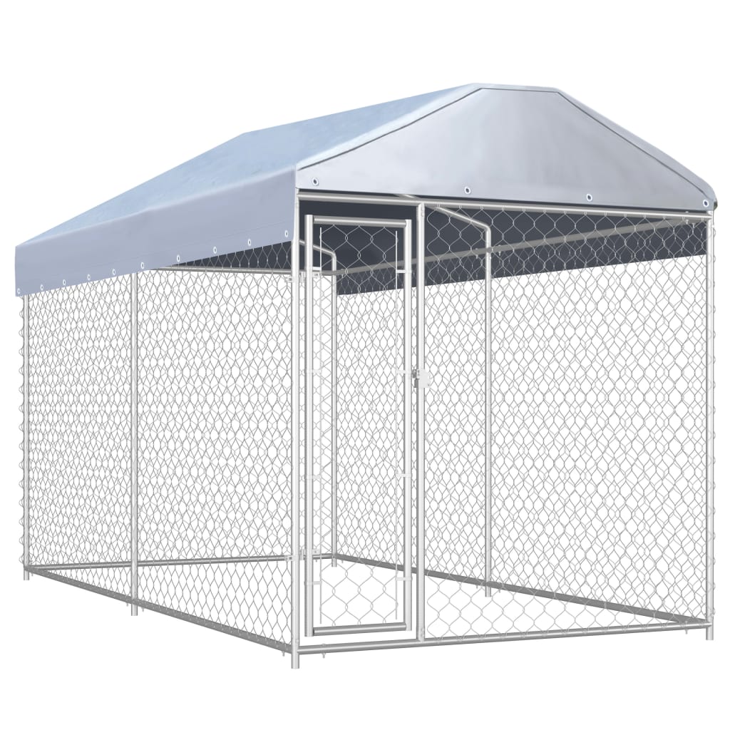 Hondenkennel Voor Buiten 382X192X185 Cm