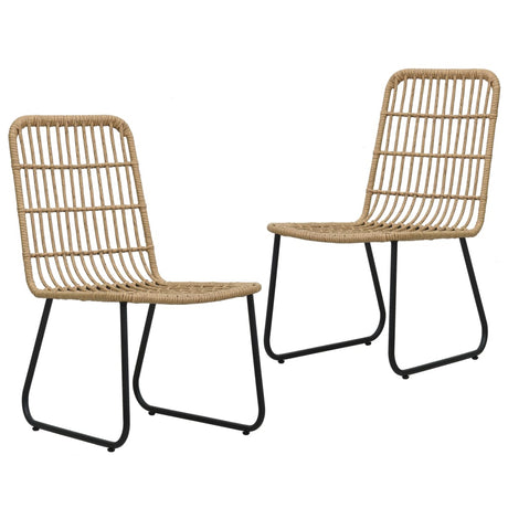 Tuinstoelen Stuks Poly Rattan Kleurig