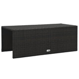 -Delige Loungeset Met Kussens Poly Rattan