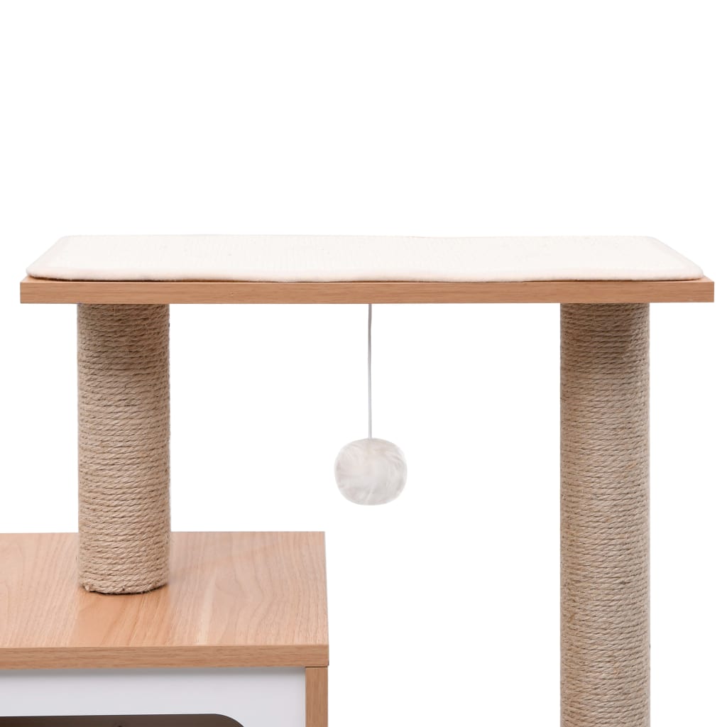 Kattenkrabpaal Met Sisal Krabmat 82 Cm