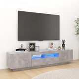 Tv-Meubel Met Led-Verlichting 80X35X40 Cm