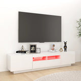 Tv-Meubel Met Led-Verlichting 80X35X40 Cm