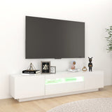 Tv-Meubel Met Led-Verlichting 80X35X40 Cm