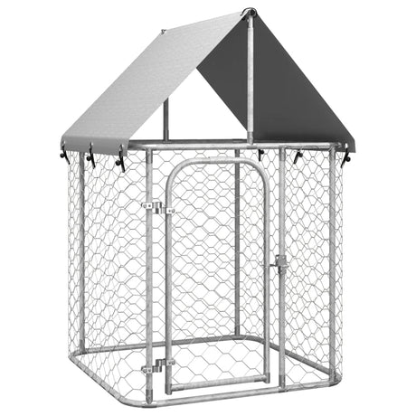 Hondenkennel Voor Buiten Met Dak 400X200X150 Cm