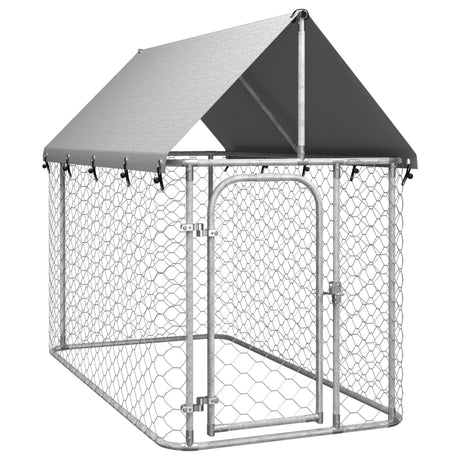 Hondenkennel Voor Buiten Met Dak 400X200X150 Cm