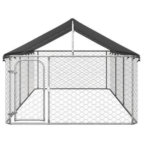 Hondenkennel Voor Buiten Met Dak 400X200X150 Cm