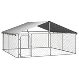 Hondenkennel Voor Buiten Met Dak 400X200X150 Cm