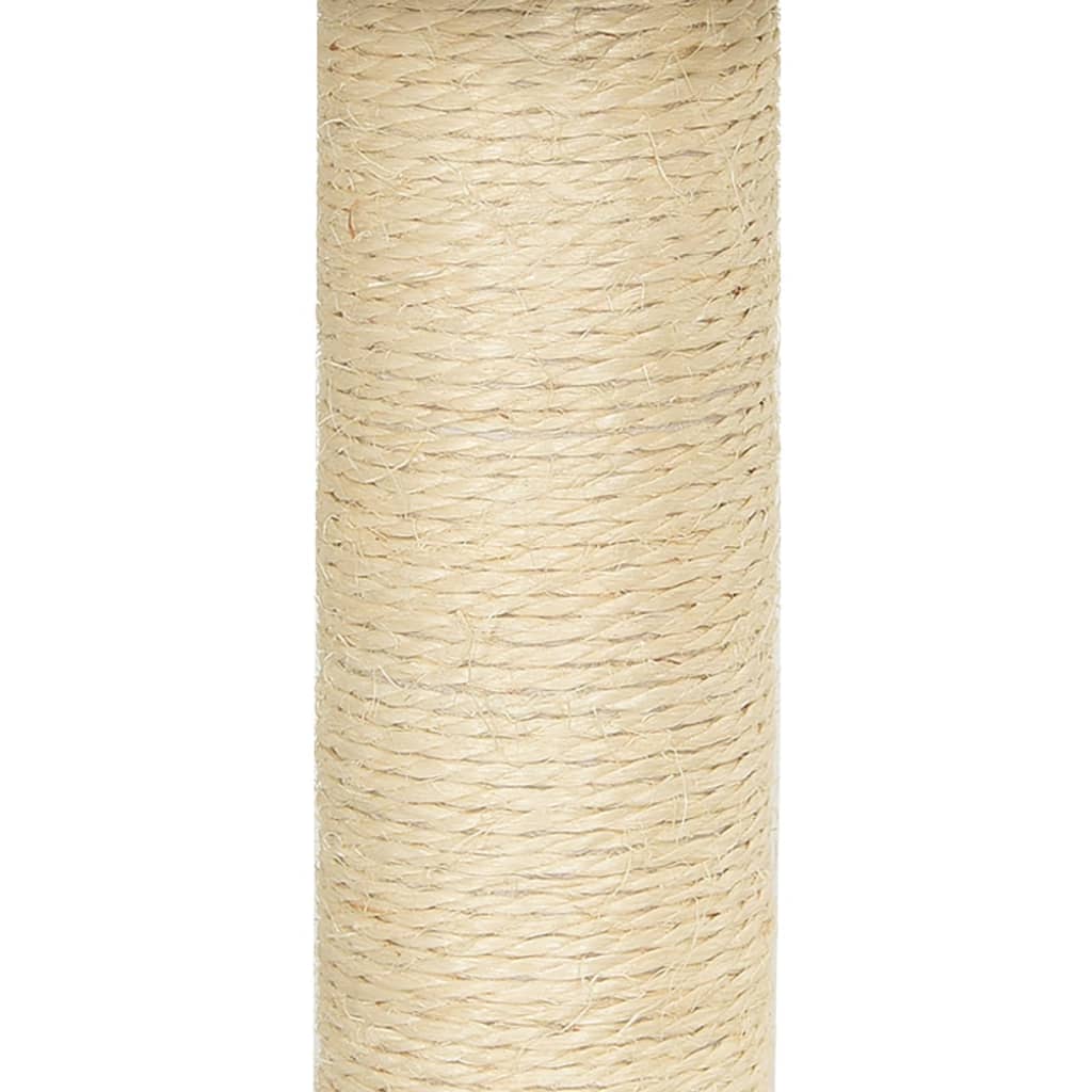 Kattenmeubel Met Sisal Krabpalen 92 Cm Crèmekleurig