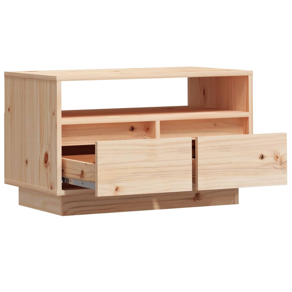 Tv-Meubel 60X35X37 Cm Massief Grenenhout