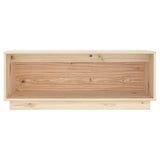 Tv-Meubel 90X35X35 Cm Massief Grenenhout