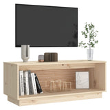 Tv-Meubel 90X35X35 Cm Massief Grenenhout