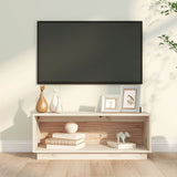 Tv-Meubel 90X35X35 Cm Massief Grenenhout