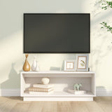 Tv-Meubel 90X35X35 Cm Massief Grenenhout