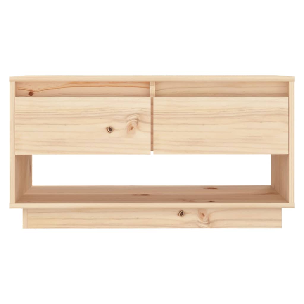 Tv-Meubel 74X34X40 Cm Massief Grenenhout