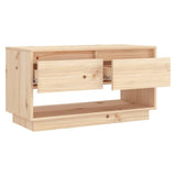 Tv-Meubel 74X34X40 Cm Massief Grenenhout