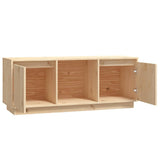 Tv-Meubel 0,5X35X44 Cm Massief Grenenhout