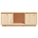 Tv-Meubel 0,5X35X44 Cm Massief Grenenhout