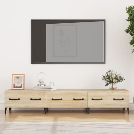 Tv-Meubel 50X34,5X30 Cm Bewerkt Hout