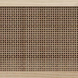 Tv-Meubel 05X30X40 Cm Massief Grenenhout En Rattan