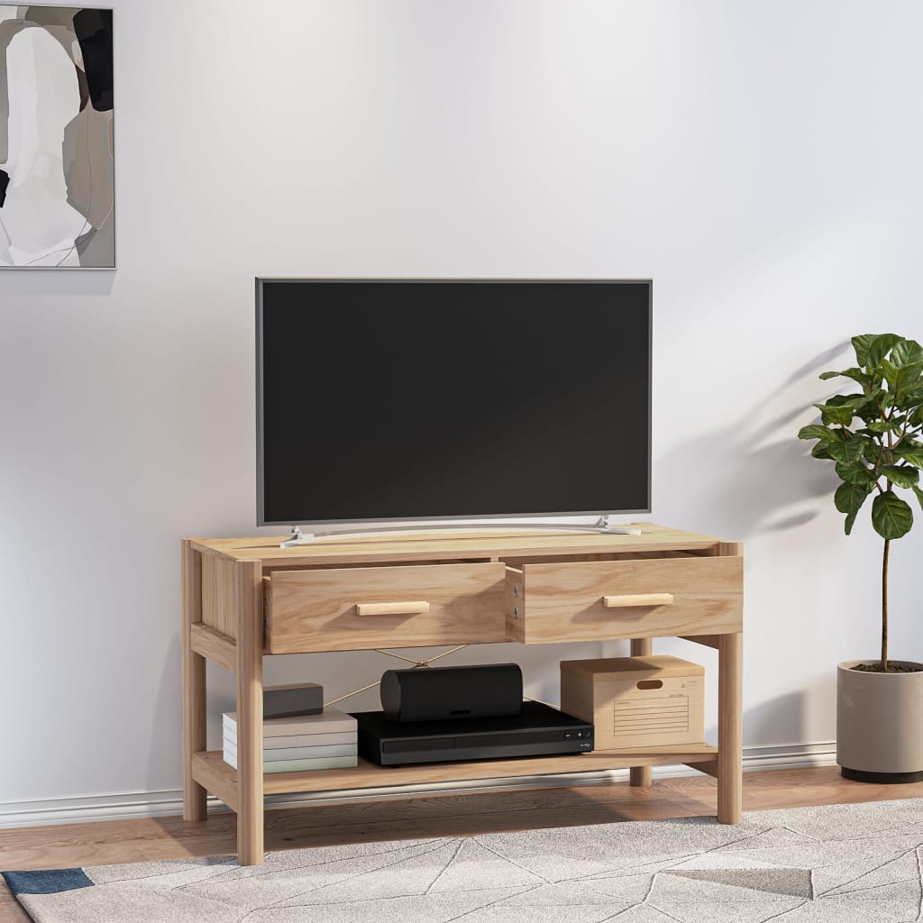 Tv-Meubel 82X38X45 Cm Bewerkt Hout