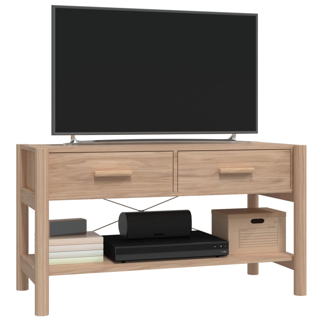 Tv-Meubel 82X38X45 Cm Bewerkt Hout