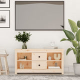 Tv-Meubel 03X36,5X52 Cm Massief Grenenhout