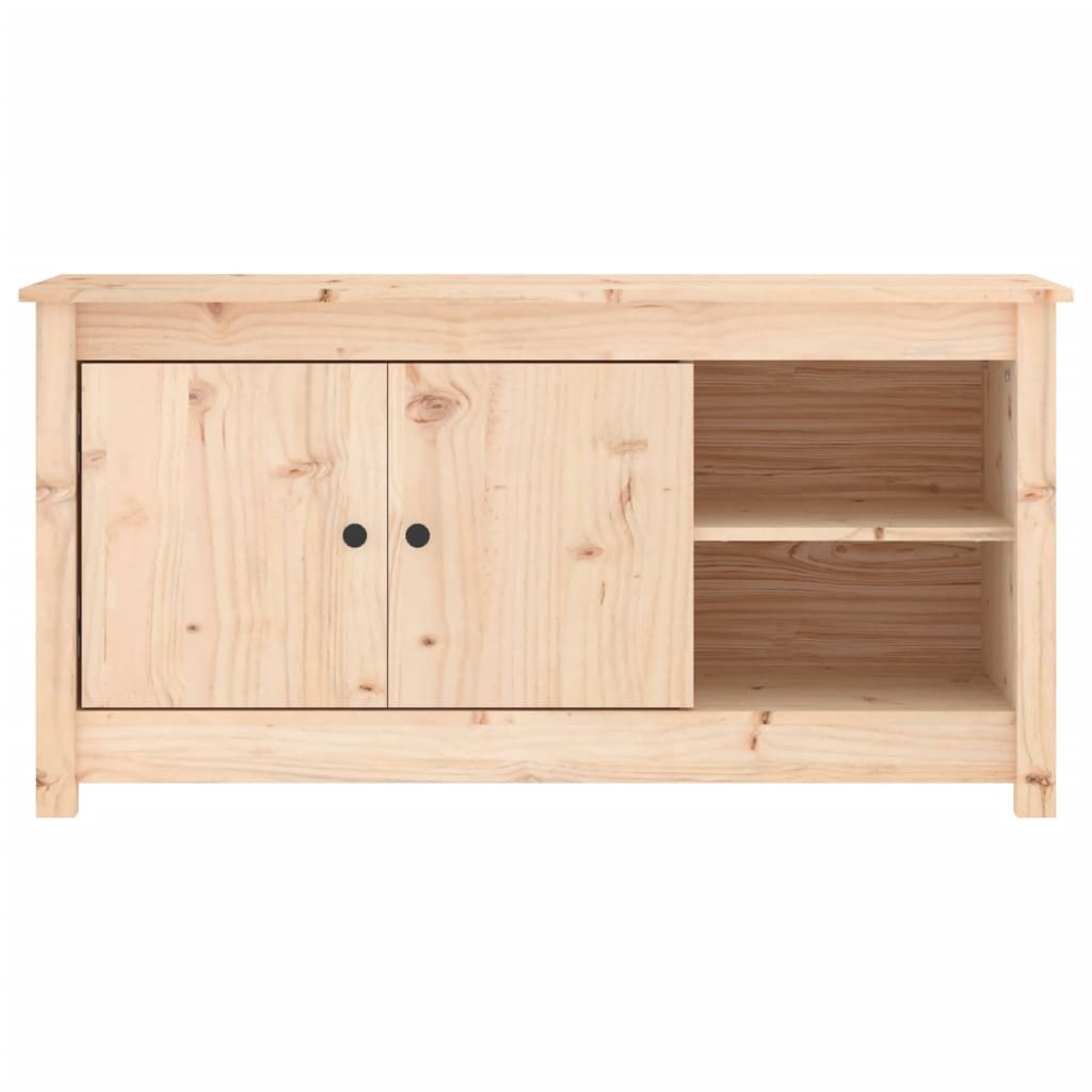 Tv-Meubel 03X36,5X52 Cm Massief Grenenhout