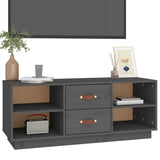 Tv-Meubel 00X34X40 Cm Massief Grenenhout