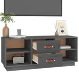 Tv-Meubel 00X34X40 Cm Massief Grenenhout