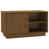 Tv-Meubel 70X34X40 Cm Massief Grenenhout