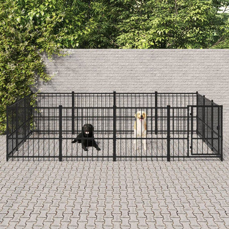 Hondenkennel Voor Buiten 75,27 M² Staal