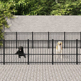 Hondenkennel Voor Buiten 18,82 M² Staal