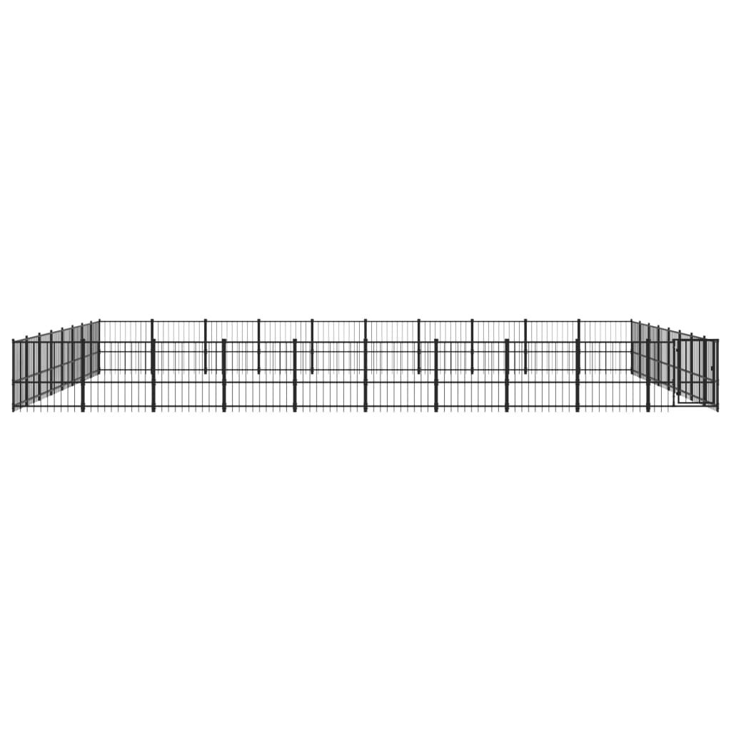 Hondenkennel Voor Buiten 75,27 M² Staal