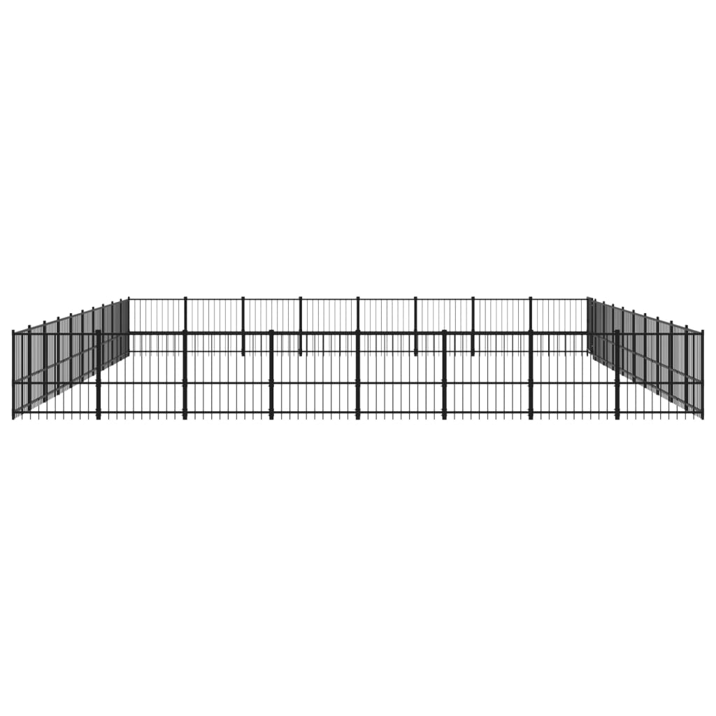 Hondenkennel Voor Buiten 75,27 M² Staal