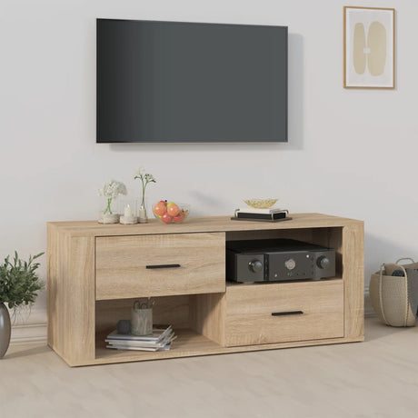 Tv-Meubel 00X35X40 Cm Bewerkt Hout