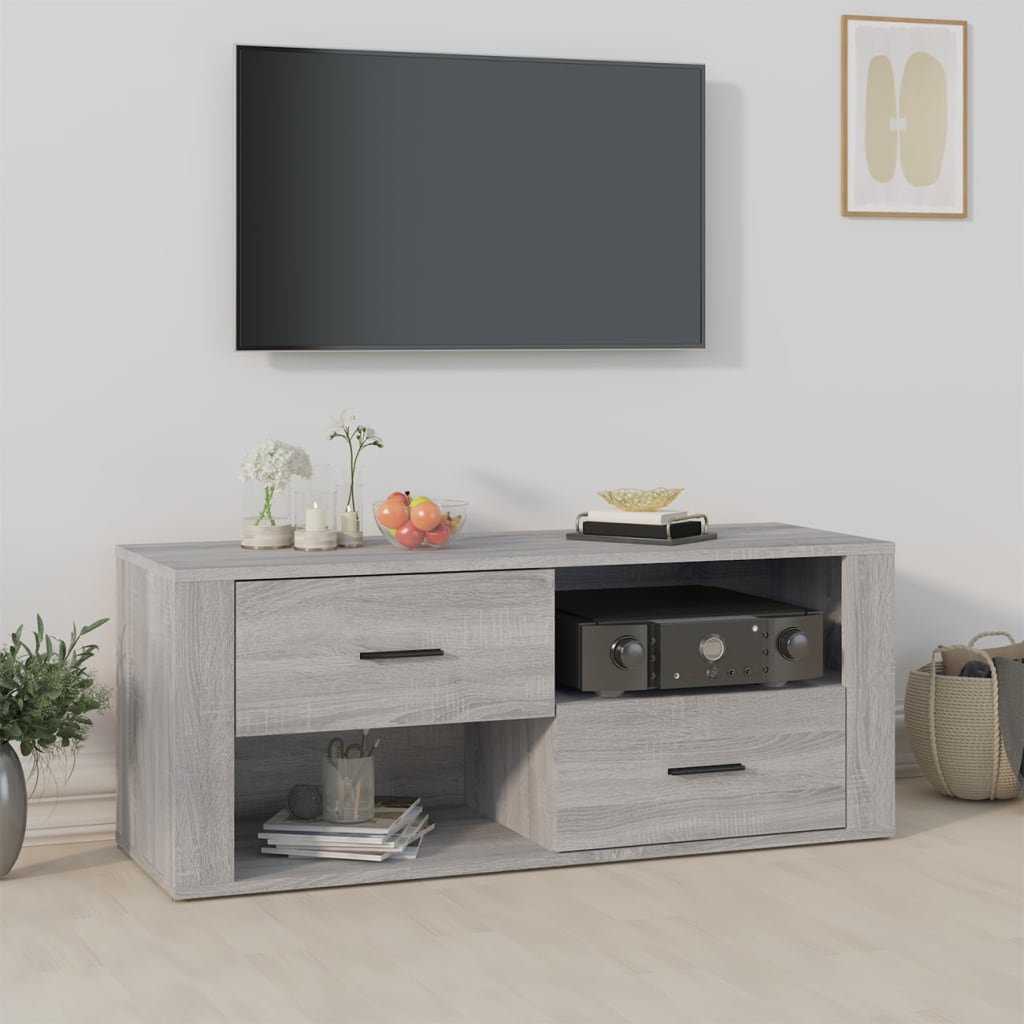 Tv-Meubel 00X35X40 Cm Bewerkt Hout