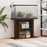 Aquariumstandaard 120X40X60 Cm Bewerkt Hout Betongrijs