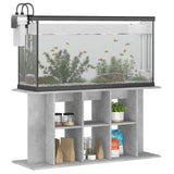 Aquariumstandaard 120X40X60 Cm Bewerkt Hout Betongrijs