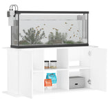 Aquariumstandaard 121X41X58 Cm Bewerkt Hout Wit