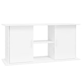 Aquariumstandaard 121X41X58 Cm Bewerkt Hout Hoogglans Wit