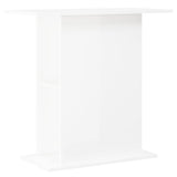 Aquariumstandaard 36X75X72,5 Cm Bewerkt Hout Hoogglans Wit