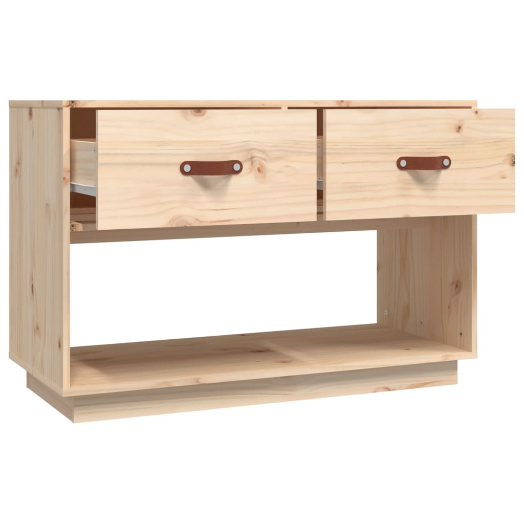 Tv-Meubel 90X40X60 Cm Massief Grenenhout