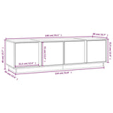 Tv-Meubel 40X40X40 Cm Massief Grenenhout