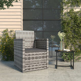 Tuinstoel Met Kussens Poly Rattan